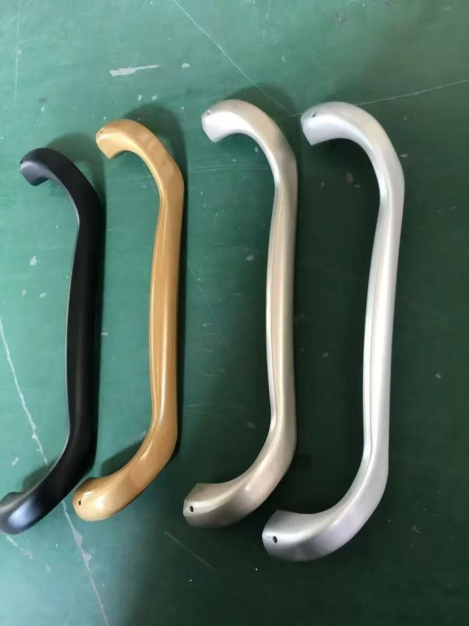 Sliding door handle aluminum die-cast parts manufactured by HSX