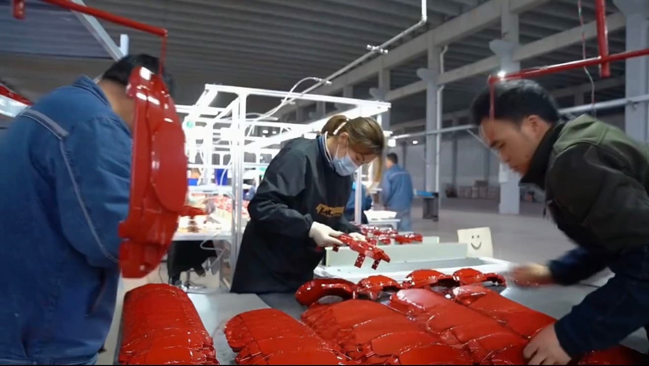 In-house coating inspection and surface check before packing